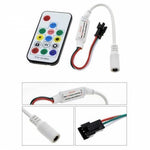 Load image into Gallery viewer, SP103E Mini Pixel LED Controller with Remote for DC 5V-12V WS2811 and WS2812B Dream Color LED Strip Module Pixel