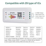 Load image into Gallery viewer, Greenleaf SP107E Bluetooth Music Controller for Pixel LED- 100+ Colors and Effects, DIY Friendly, App Control Buli-in Mic/AUX Input