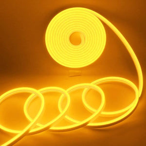 Neon LED Strip Light, Water Proof IP65, Indoor and Outdoor LED Flexible Strip Light for Diwali and Christmas Home and Office Decoration(Yellow)
