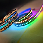 Load image into Gallery viewer, WS2812 144 LED/m Smart LED Strip - High Density, Programmable RGB Light Strip for Home, Gaming, and Events
